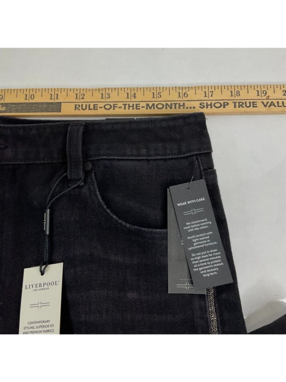 Liverpool Los Angeles Jeans Womens Size 12/31 Mirror Cove Stretch Denim Nwt $98 - Picture 11 of 13